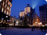 stephansplatz di sera